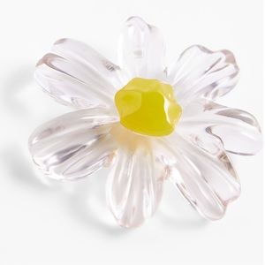 Zara Large Daisy resin brooch $17.90